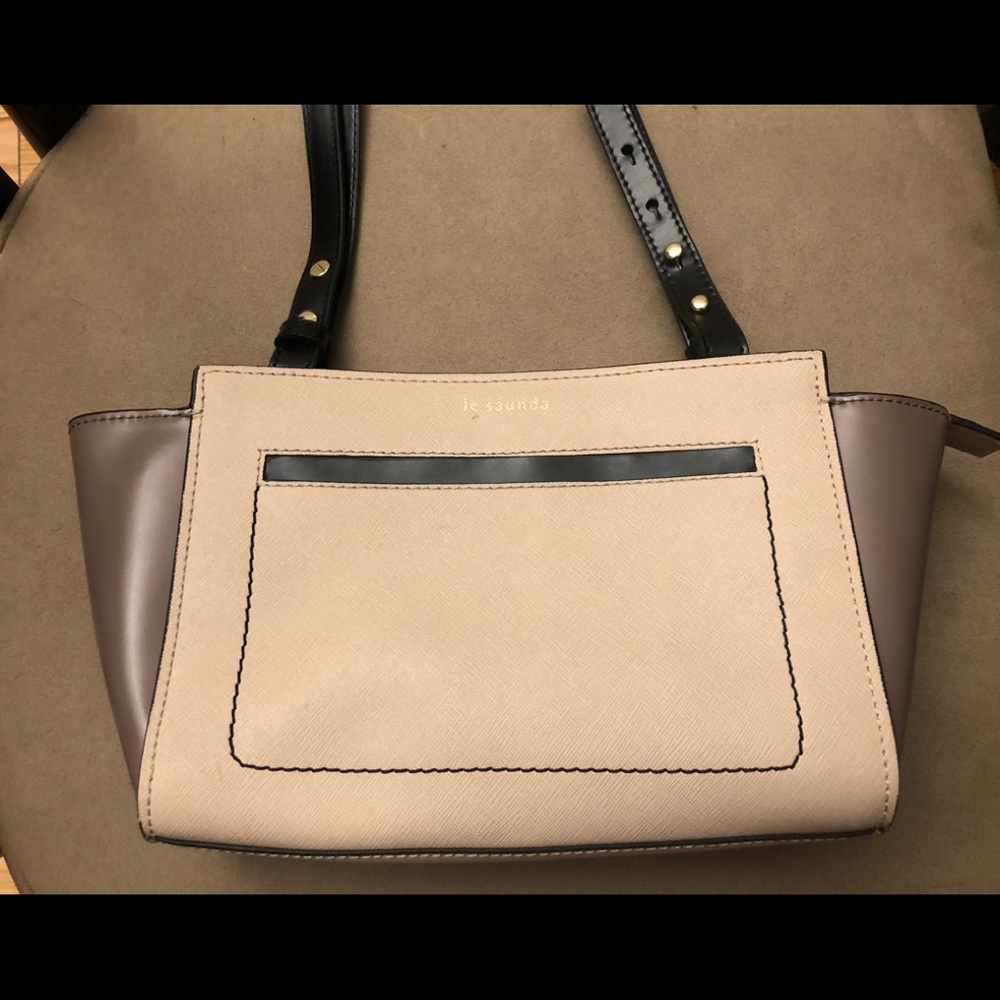 Le Saunda Mini Crossbody Bag Beige & Brown